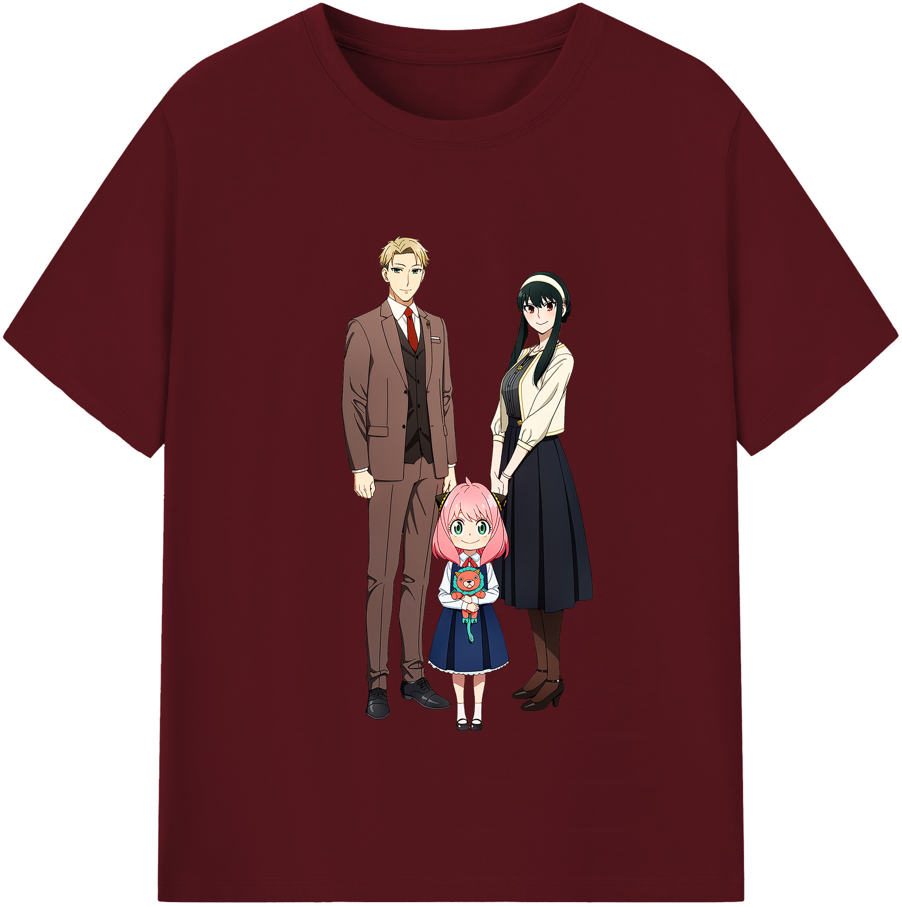 （画像用） SPY×FAMILY间谍家家酒 綿100％半袖Tシャツ（フロントプリント）